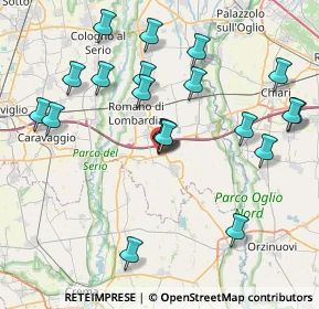 Mappa SS498, 24051 Antegnate BG, Italia (8.456)