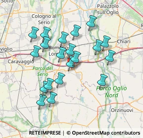 Mappa SS498, 24051 Antegnate BG, Italia (6.672)