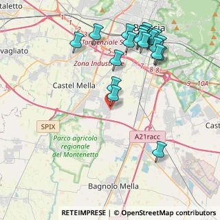Mappa Via Don Emiliano Rinaldini, 25020 FLERO BS, Italia (4.6585)