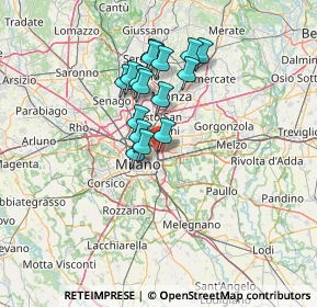 Mappa Rim.Lambrate M.Scevola, 20134 Milano MI, Italia (10.55563)