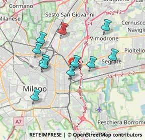 Mappa Rim.Lambrate M.Scevola, 20134 Milano MI, Italia (3.31364)