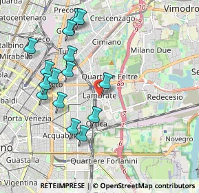 Mappa Rim.Lambrate M.Scevola, 20134 Milano MI, Italia (2.024)