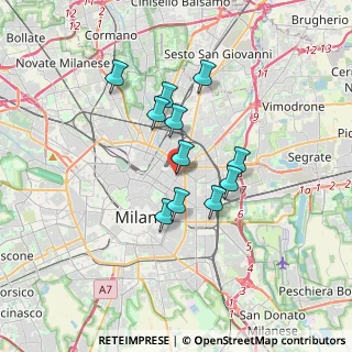 Mappa Via Francesco Tamagno, 20124 Milano MI, Italia (2.71364)