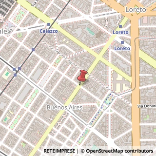 Mappa Via Amilcare Ponchielli,  1, 20129 Milano, Milano (Lombardia)