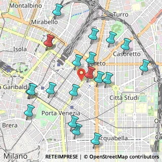 Mappa Via Tamagno, 20124 Milano MI, Italia (1.1155)