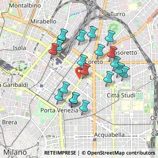 Mappa Via Francesco Tamagno, 20124 Milano MI, Italia (0.8595)