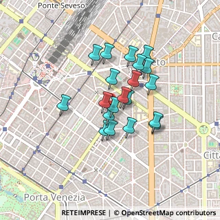 Mappa Via Francesco Tamagno, 20124 Milano MI, Italia (0.3275)