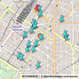 Mappa Via Tamagno, 20124 Milano MI, Italia (0.5155)