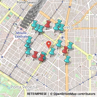 Mappa Via Tamagno, 20124 Milano MI, Italia (0.4055)