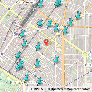Mappa Via Tamagno, 20124 Milano MI, Italia (0.6895)