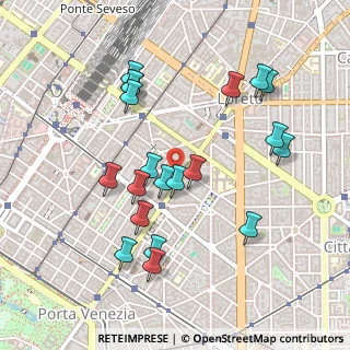 Mappa Via Francesco Tamagno, 20124 Milano MI, Italia (0.482)