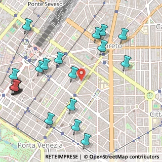 Mappa Via Francesco Tamagno, 20124 Milano MI, Italia (0.6905)