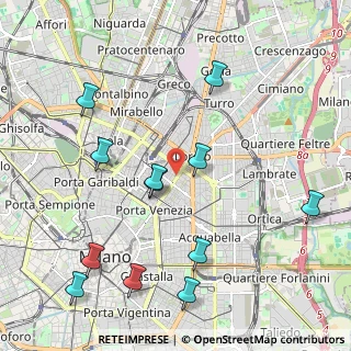 Mappa Via Francesco Tamagno, 20124 Milano MI, Italia (2.39167)