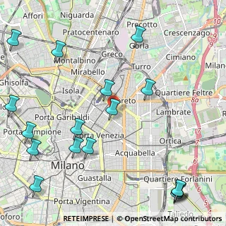 Mappa Via Francesco Tamagno, 20124 Milano MI, Italia (2.97529)