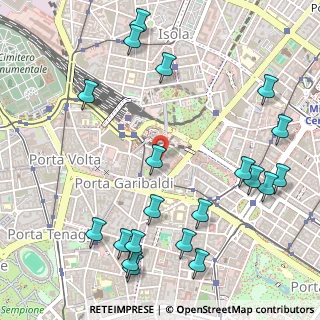Mappa Via Francesco Viganò, 20124 Milano MI, Italia (0.6755)