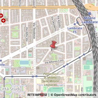Mappa Piazza Carlo Donegani, 6, 20133 Milano, Milano (Lombardia)