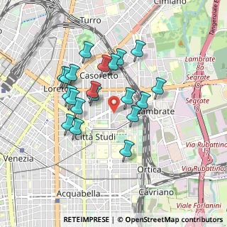 Mappa Via Giovanni Milani, 20133 Milano MI, Italia (0.7885)