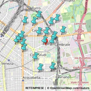 Mappa Via Giovanni Milani, 20133 Milano MI, Italia (0.9745)