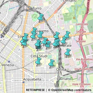 Mappa Via Giovanni Milani, 20133 Milano MI, Italia (0.7065)