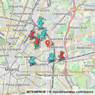 Mappa Via Giovanni Milani, 20133 Milano MI, Italia (1.52733)