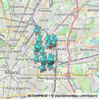 Mappa Via Giovanni Milani, 20133 Milano MI, Italia (1.263)