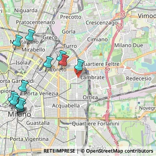 Mappa Via Giovanni Milani, 20133 Milano MI, Italia (2.94154)