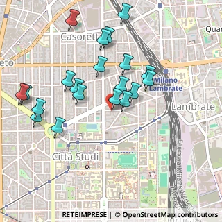Mappa Via Giovanni Milani, 20133 Milano MI, Italia (0.495)
