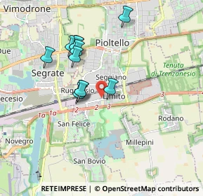 Mappa Via Fabio Filzi, 20096 Pioltello MI, Italia (1.58364)