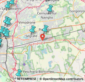 Mappa Via Fabio Filzi, 20096 Pioltello MI, Italia (7.248)