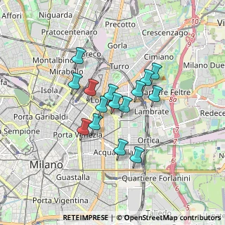 Mappa Viale Gran Sasso, 20124 Milano MI, Italia (1.26)