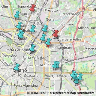 Mappa Viale Gran Sasso, 20124 Milano MI, Italia (2.4205)