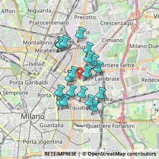 Mappa Viale Gran Sasso, 20124 Milano MI, Italia (1.326)