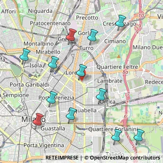 Mappa Viale Gran Sasso, 20124 Milano MI, Italia (2.50583)