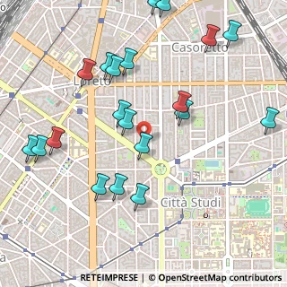 Mappa Viale Gran Sasso, 20124 Milano MI, Italia (0.5945)