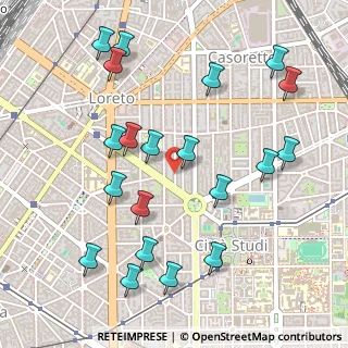 Mappa Viale Gran Sasso, 20124 Milano MI, Italia (0.574)
