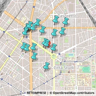 Mappa Viale Gran Sasso, 20124 Milano MI, Italia (0.442)