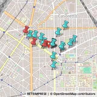 Mappa Viale Gran Sasso, 20124 Milano MI, Italia (0.294)