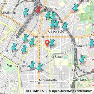 Mappa Viale Gran Sasso, 20124 Milano MI, Italia (1.25118)
