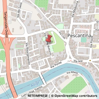 Mappa Via Angelo Butturini, 10, 37026 Pescantina, Verona (Veneto)