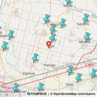 Mappa Via Alcide De Gasperi, 30030 Santa Maria di Sala VE, Italia (6.5275)