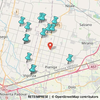 Mappa Via Alcide De Gasperi, 30030 Santa Maria di Sala VE, Italia (4.40643)