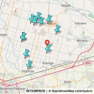 Mappa Via Alcide De Gasperi, 30030 Santa Maria di Sala VE, Italia (4.21182)