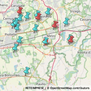 Mappa Via Giacomo Matteotti, 20060 Liscate MI, Italia (5.31105)