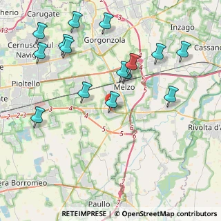 Mappa Via Giacomo Matteotti, 20060 Liscate MI, Italia (4.676)