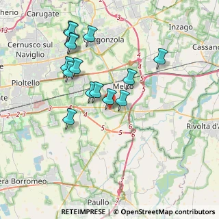 Mappa Via Giacomo Matteotti, 20060 Liscate MI, Italia (3.66333)