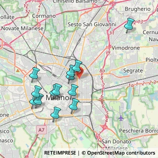 Mappa Angolo Viale Gran Sasso, 20131 Milano MI, Italia (3.96154)