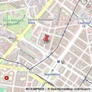 Mappa Via Emilio Cornalia,  7, 20124 Milano, Milano (Lombardia)