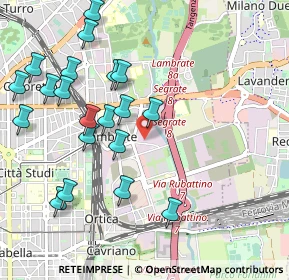 Mappa Via Privata Oslavia, 20134 Milano MI, Italia (1.1145)