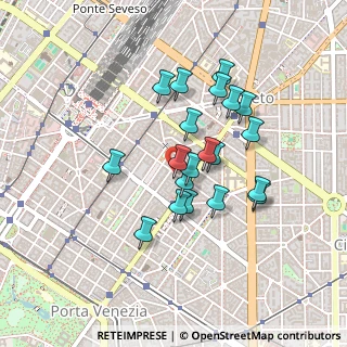 Mappa Via Tadino Alessandro, 20124 Milano MI, Italia (0.3645)