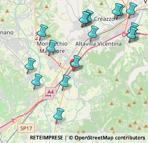 Mappa Via Galileo Galilei, 36040 Brendola VI, Italia (5.00176)